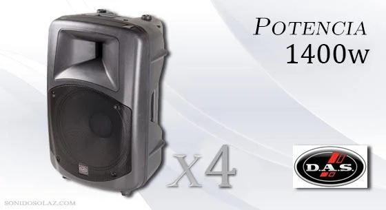 altavoes 1400w