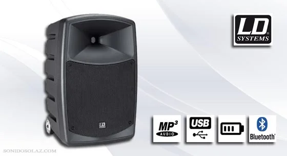 altavoz ld road buddy mp3 usb con bateria