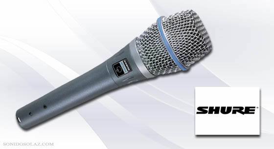 micrófono shure sm58 beta
