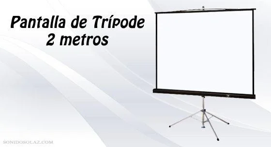 pantalla para proyector 2 metros