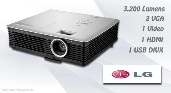 proyector lg bx327 con usb