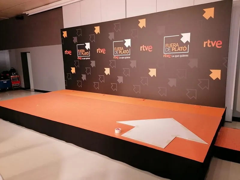 Escenario Moqueta Rtve Veles E Vents Valencia
