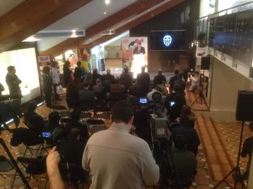 Sonido Rueda Prensa Valencia Club Futbol Mestalla Splitter Valencia