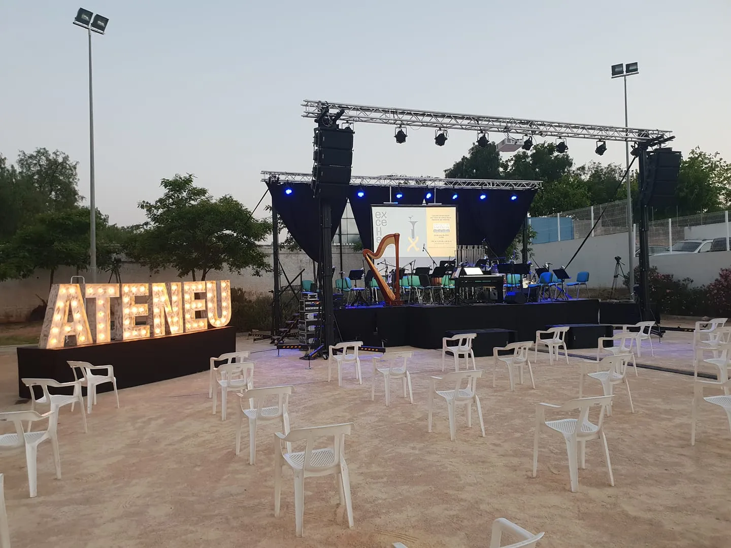 Concierto Line Array Nexo Ateneu