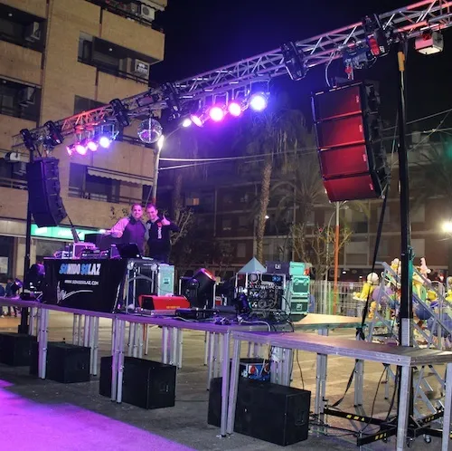 Discomovil Line Array 16000w Sonido Nexo Valencia