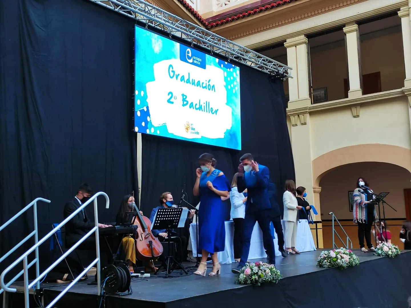 Graduacion Escenario Pantalla Led Actuacion
