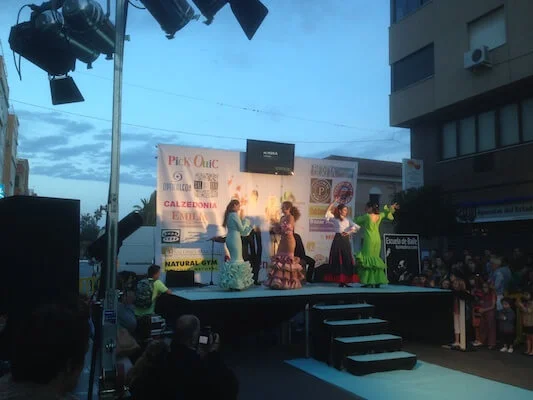 escenario desfile moda